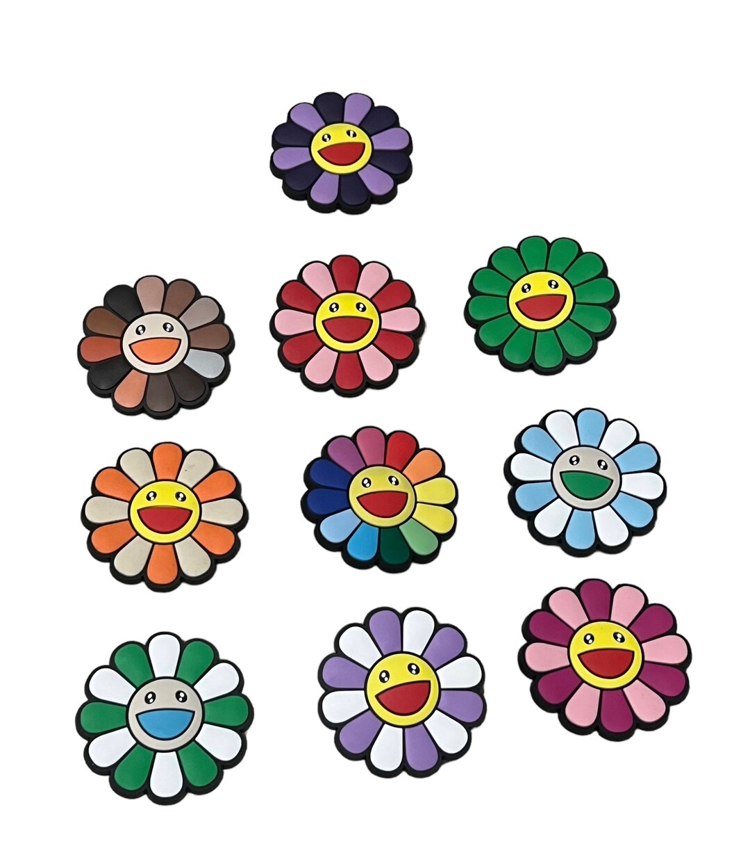 Colorful Flower Faces Etsy
