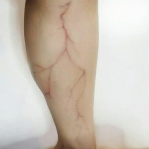 Big Realistic Veins SFX Temporary Tattoo | Halloween Accessory | Halloween costume | Cosplay | Sfx Makeup | Costume Party |  by DESIRED FX