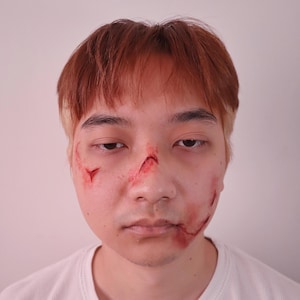 SFX Facial Scarring Silicone Prosthetics | Film Make-Up | Halloween Accessory | Halloween costume | Festival Halloween | by DESIRED FX