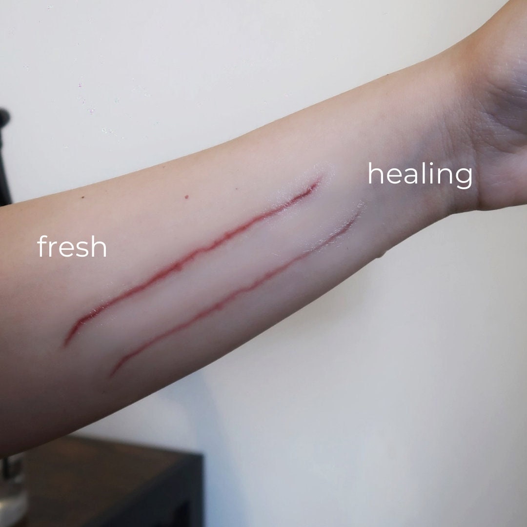 Fake Scar SFX Long Graze Fresh/healing for Continuity Etsy Australia