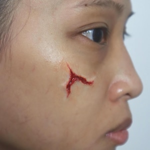 SFX Facial Scarring Silicone Prosthetics | Film Make-Up | Halloween Accessory | Halloween costume | Festival Halloween | by DESIRED FX