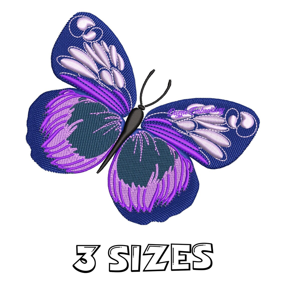Cute butterfly embroidery design file 3 sizes various file  etsy Cute butterfly embroidery design file 3 sizes various file  etsy