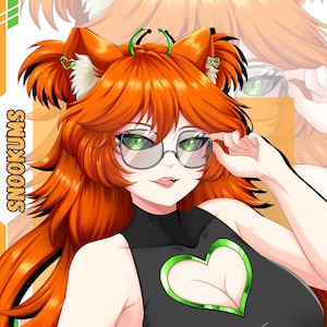 Custom Anime PFP VTuber | OC Avatar | Twitch ,Discord,YouTube Profile picture Bust Up