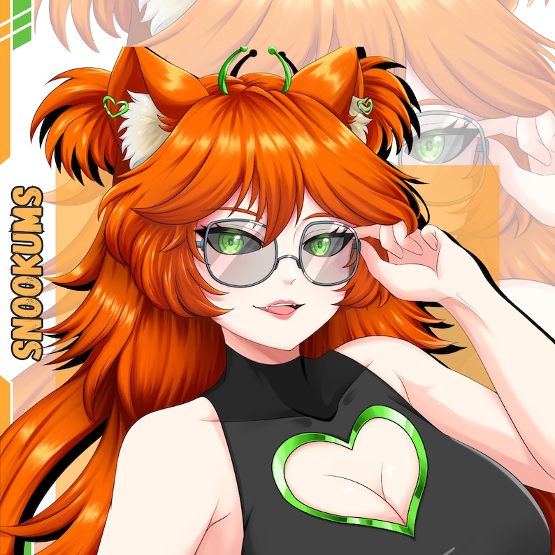 Custom Anime PFP VTuber | OC Avatar | Twitch ,Discord,YouTube Profile picture Bust Up