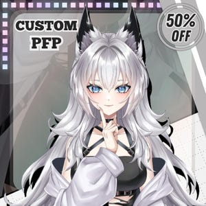 Custom Anime Profile Picture | Discord Avatar | Furry & OC PFP Commission