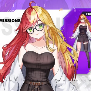Custom Vtuber, Vtuber Model, Vtuber Character, Vtuber Commission, Rigging, Pngtuber, Vtuber Design, Vtuber Asset, live2d, Vtuber, Live2d Model, Anime Character, Anime Fanart, Hololive, vtuber male or female, live2d vtuber model, character vtuber, pfp