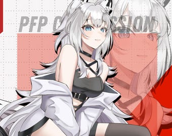 Custom Anime PFP VTuber | OC Avatar | Twitch ,Discord,YouTube Profile picture