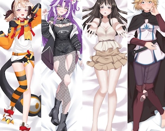 Custom Dakimakura Body Pillow design|Anime digital art commission Waifu, Husbando, OC (SFW)
