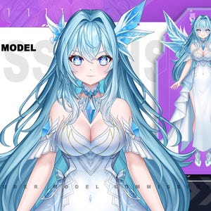 Aangepaste Vtuber Live2D | Aangepaste fee | Vtuber-activa | pngTuber | Anime Art Commission | Getuigd | Commercieel gebruik |  Full Body Vtuber | Anime
