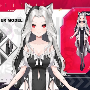 CUSTOM VTUBER| model male or female | live2d model | vtuber design | commercial use | vtuber asset | PFP | live2d vtuber | facerig | Vtuber