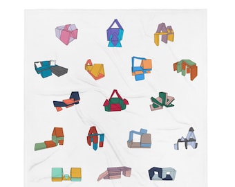 2 Play Couch Builds Blanket