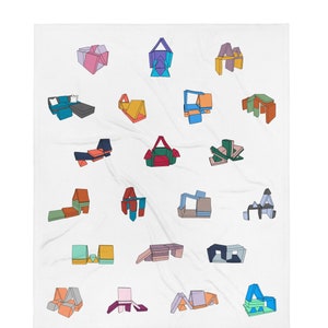 2 Play Couch Builds Blanket