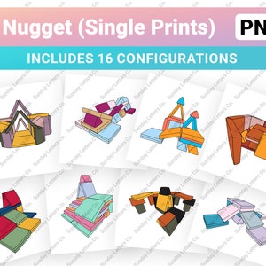 4 Play Couch Builds - 16 Builds for Print (Digital: PNG)