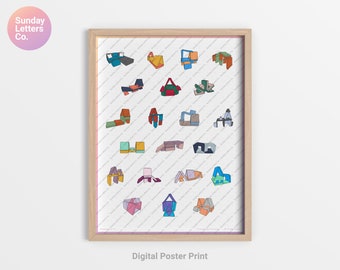 2 Nugget Play Couch MEGA Poster (Digital)