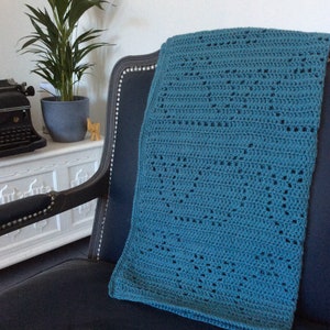 PDF crochet pattern narwhals and blue whales baby blanket