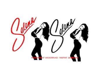 Selena Decal PNG Image- Instant Download- Digital Image