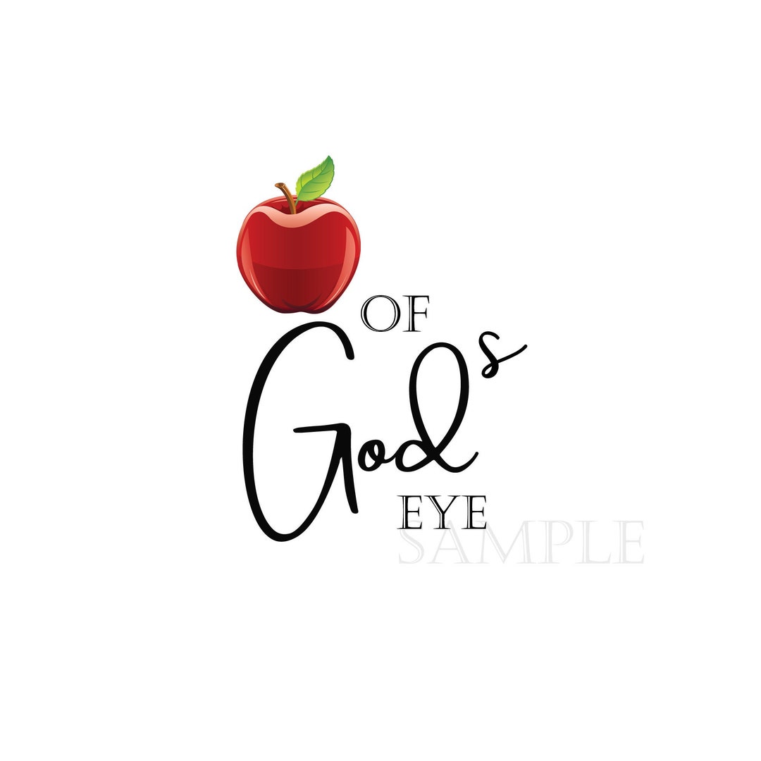 Apple of God's Eye PNG Transparent Image Digital Stickers Christian