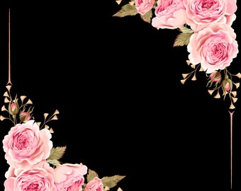 Flower Border PNG image for all Artistic Projects