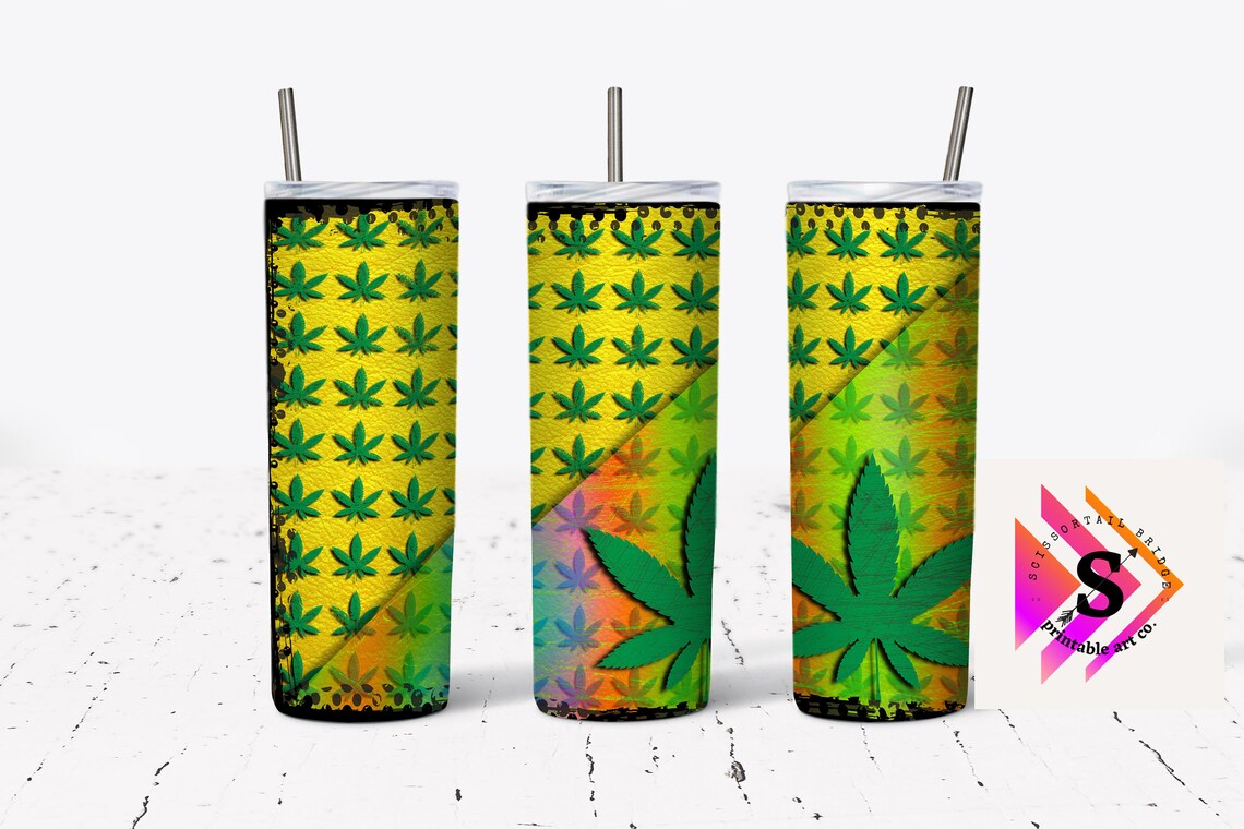 DIY Weed Tumbler Sublimation Printable Instant Digital Etsy