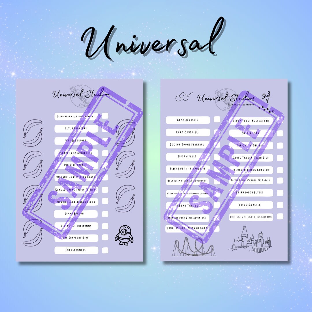 WDW World Park Universal Orlando Florida Family Vacation Holiday ...