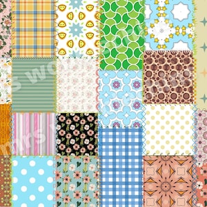 Quilted Scrapbook Paper