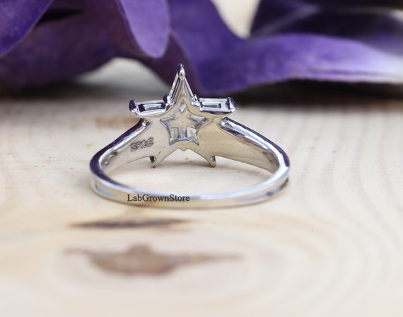 Kite Cut Diamond Ring Star Shape Diamond Ring Designer Classic