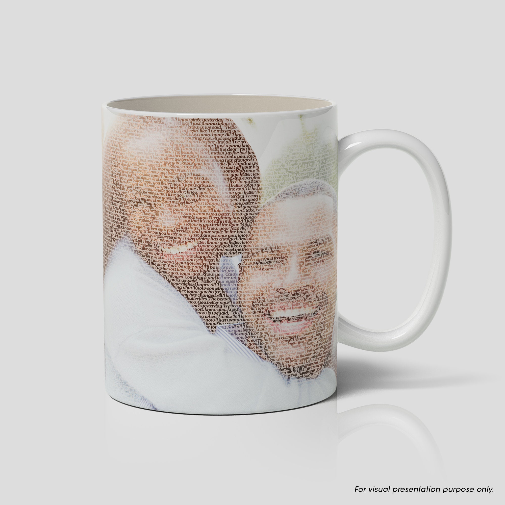 Custom Word Art Gift Ideas. Picture Made by Text. Printable Etsy