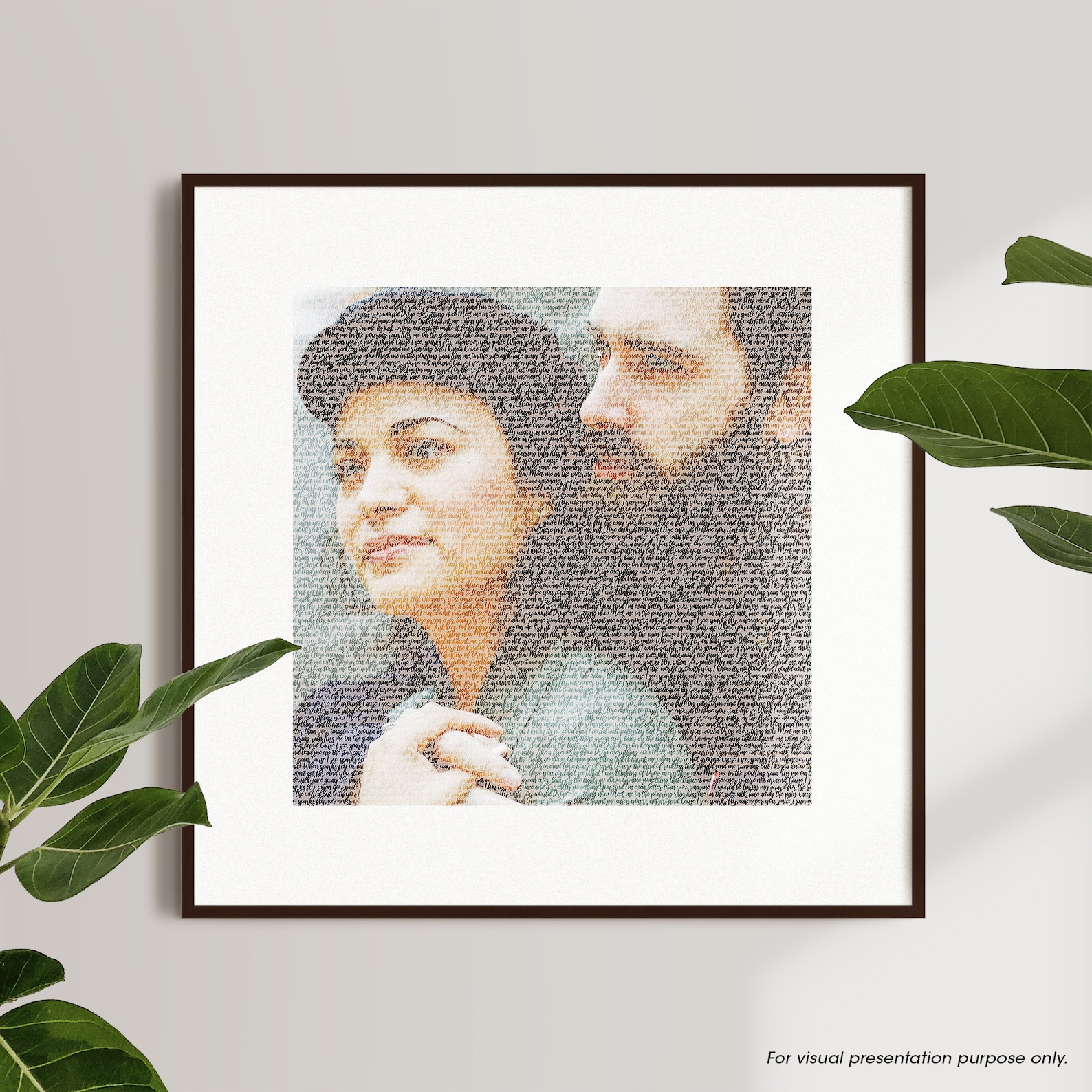 Custom Word Art Gift Ideas. Picture Made by Text. Printable Etsy