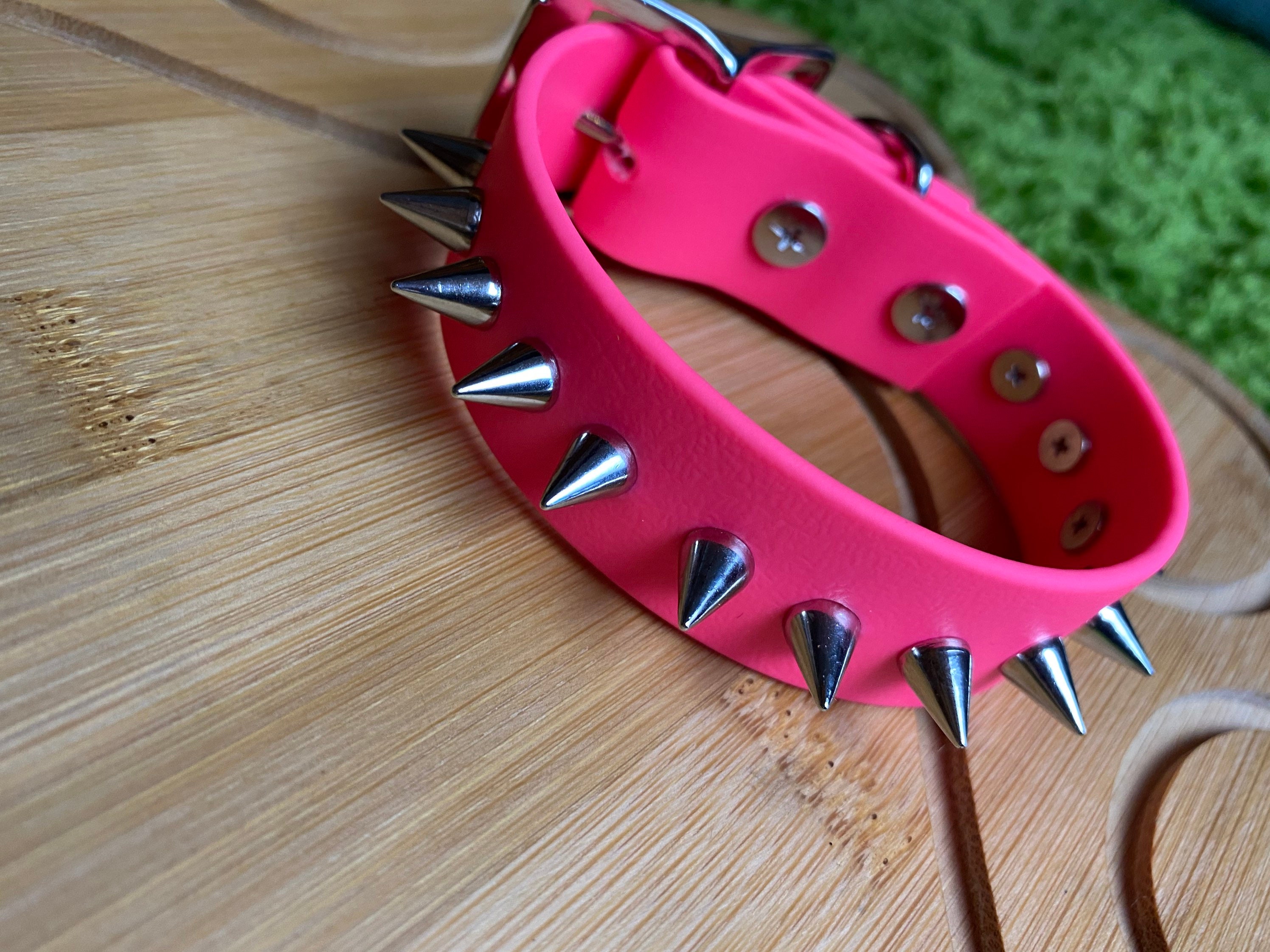 Vegan Spiked Kink Collars Etsy