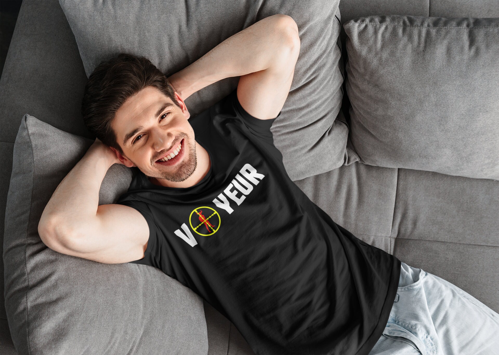 VOYEUR / Gay Mens Fetish Club Black T image