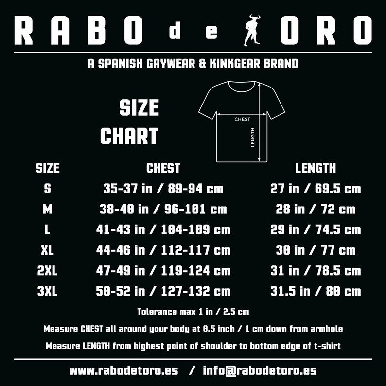 MINOTAUR Gay Men's Fetish Club Black T-Shirt with Rabo de Toro graphic detail image 6