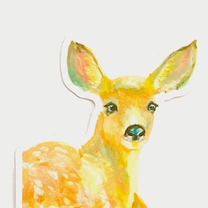 Deer 2.5&quot;x2.5&quot; Sticker