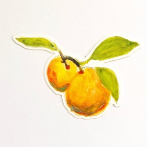 Oranges 2.5&quot; x 1.8&quot; Sticker