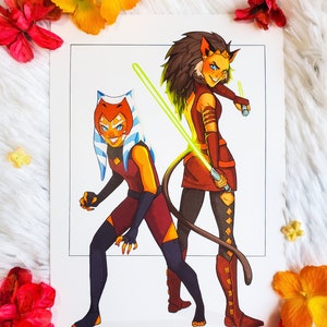 Catrahsoka Crossover : A5 Art Print