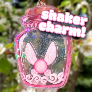 Fairy in a Bottle : Acrylic Shaker Charm