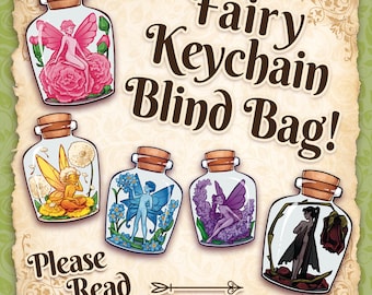 Fairy in a Bottle Blind Box : Acrylic Charm/Stickers