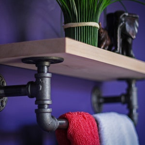 The Towel Rack Shelf