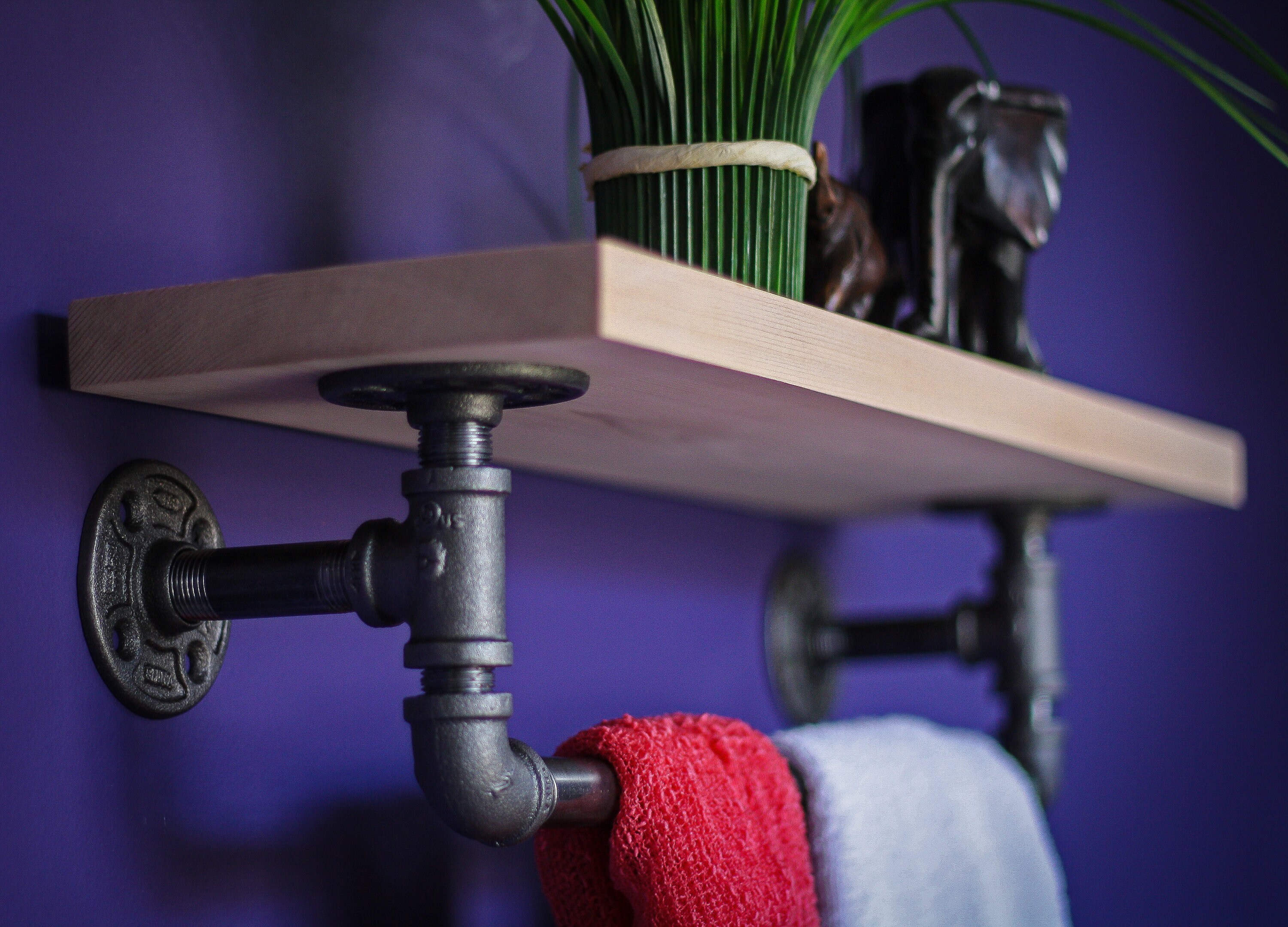 The Towel Rack Shelf
