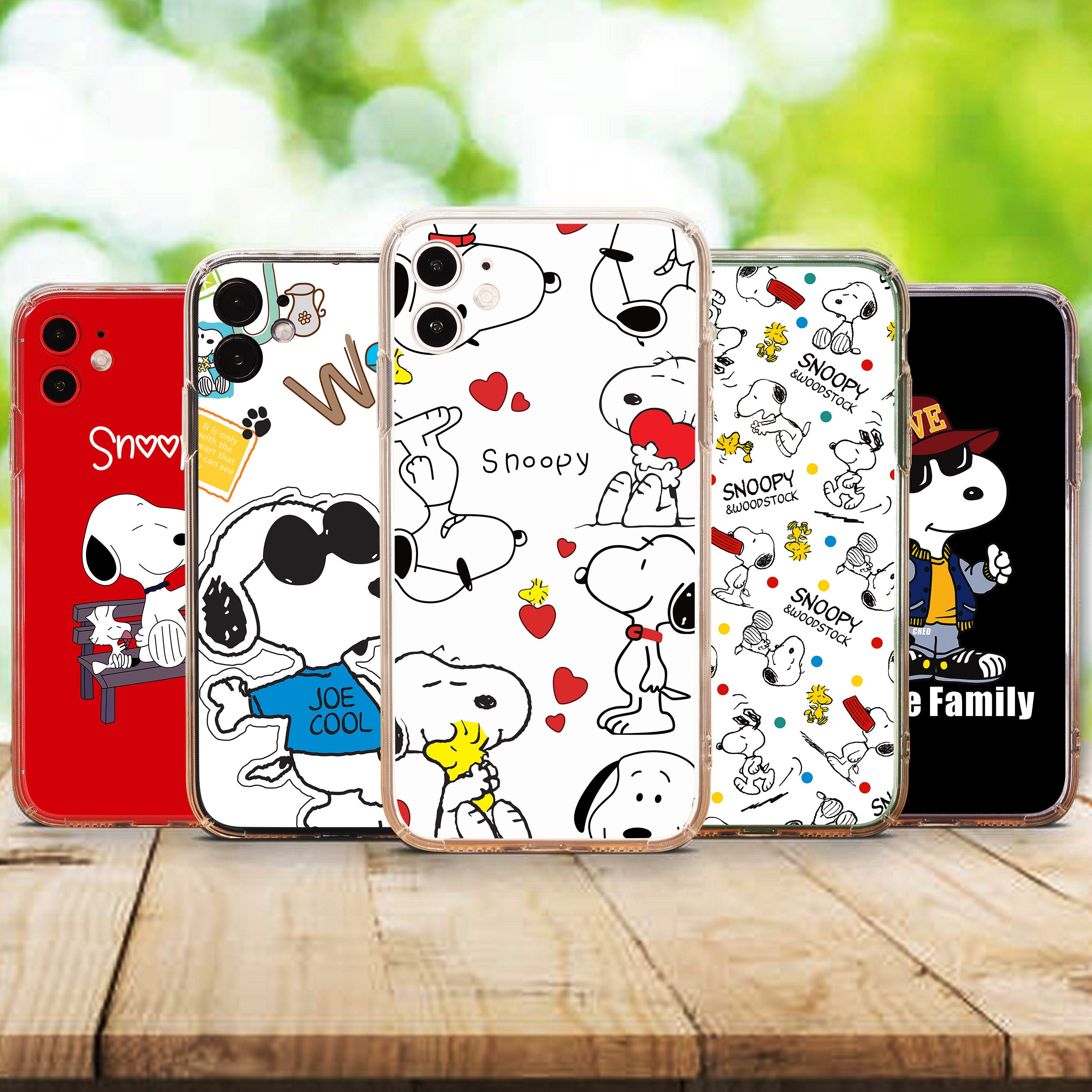 Snoopy Woodstock Bike iPhone 13 Pro Max Case