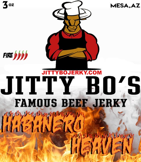 Beef Jerky - JittyBo Famous Beef Jerky - Habanero Beef Jerky - Quality Great Tasting Jerky - Made in USA - keto - Homemade Jerky - Jerky