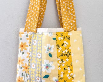 The Maggie Bag | Handmade Quilted Tote | Summer Book and Market Bag