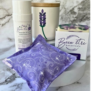 Lavender Soap, Lotion, and Candle Set