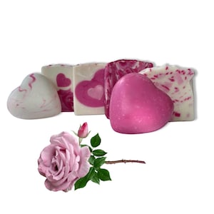 ROSE SOAP Overstock Sale: Dewy Rose Soap, Handcrafted Soap, Rose Scented Soap, Gift Soap, Valentines Day Soap
