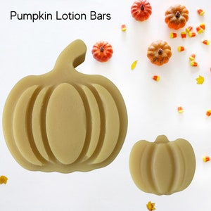 Pumpkin Lotion Bar for Hands and Body, Lotion Bar, Body Bar, Lotion with Cocoa Butter, Fall Fragrance, Travel Size Lotion