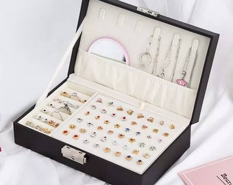 leather jewelry box organizer