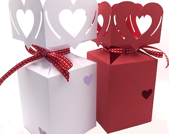 Valentine's day heart gift box