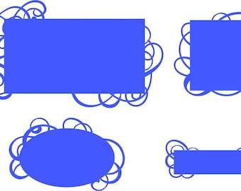 Ephemera Base SVG Cut Files: Sentiment Card Making (Digital Download)