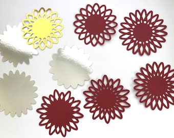 Pointy Doily Ephemera Base: Layered SVG JPEG Cut Files