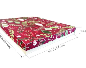 8x10x1 inch Flat Box SVG Cut Files (JPEG Included)