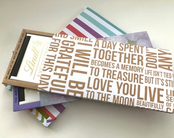 Caja de sombras de chocolate Lindt de 100 g: archivo de corte digital SVG